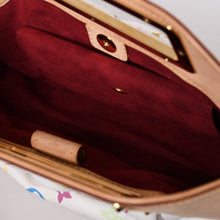 Load image into Gallery viewer, 極美品 LOUIS VUITTON ルイヴィトン モノグラムマルチカラー ジュディPM 村上隆 ハンドバッグ M40257 ホワイト 中古 4a001983