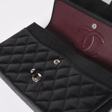 画像をギャラリービューアに読み込む, 極美品 CHANEL シャネル マトラッセ25 Wフラップ Wチェーンショルダーバッグ 26番台 キャビアスキン シルバー金具 中古 4a002029