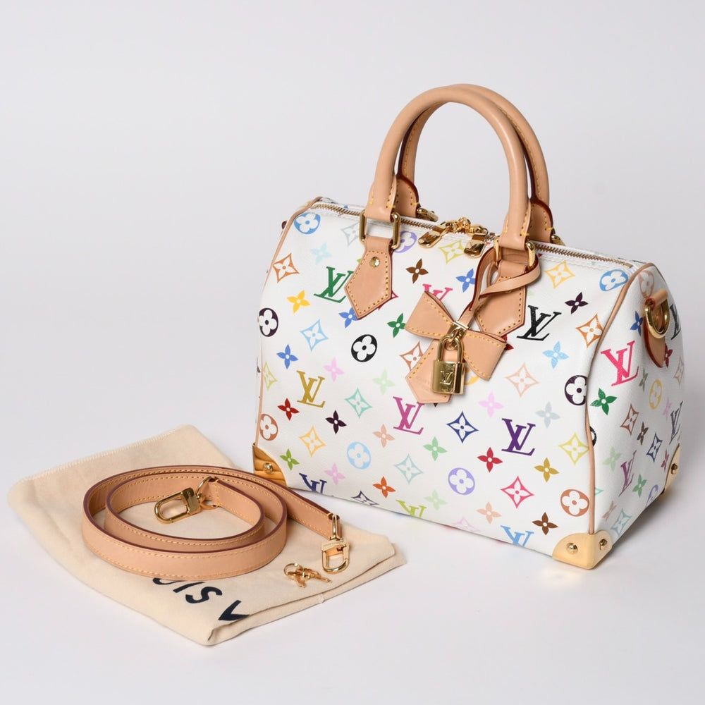Very good condition LOUIS VUITTON 2WAY bag Speedy Bandouliere 25 TM Takashi Murakami collaboration shoulder bag M13085 Used 4a002414