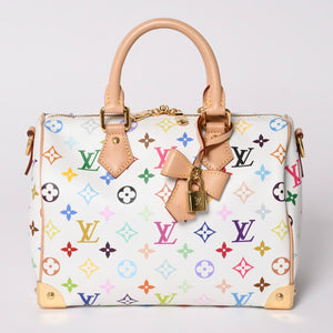 極美品 LOUIS VUITTON ルイヴィトン 2WAYバッグ スピーディ バンドリエール 25 TM村上隆コラボ ショルダーバッグ M13085 中古 4a002414