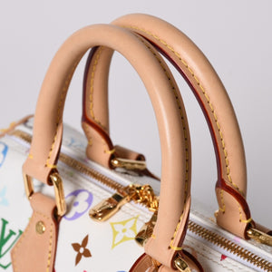 極美品 LOUIS VUITTON ルイヴィトン 2WAYバッグ スピーディ バンドリエール 25 TM村上隆コラボ ショルダーバッグ M13085 中古 4a002414