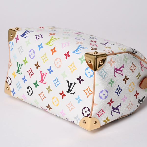 極美品 LOUIS VUITTON ルイヴィトン 2WAYバッグ スピーディ バンドリエール 25 TM村上隆コラボ ショルダーバッグ M13085 中古 4a002414