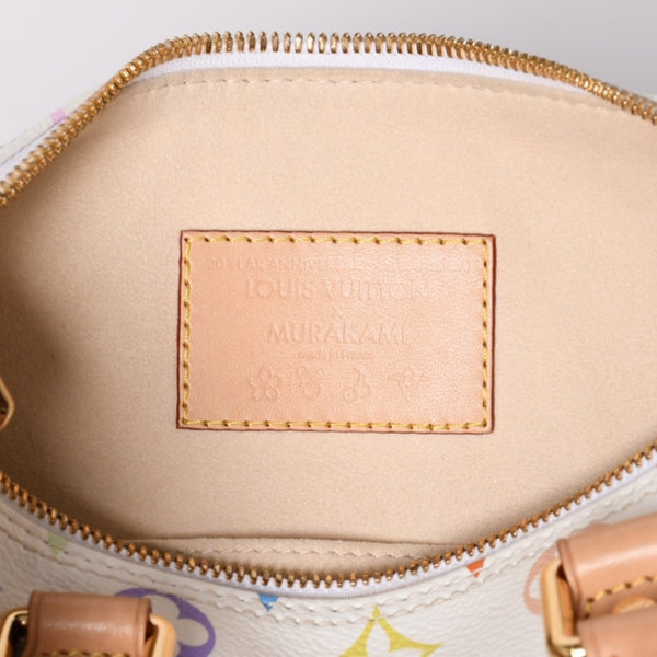 極美品 LOUIS VUITTON ルイヴィトン 2WAYバッグ スピーディ バンドリエール 25 TM村上隆コラボ ショルダーバッグ M13085 中古 4a002414