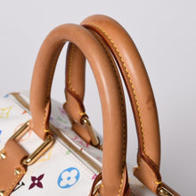 Load image into Gallery viewer, LOUIS VUITTON ルイヴィトン スピーディ30 ハンドバッグ M92643 モノグラム マルチカラー 村上隆 ホワイト 美品 中古 4a002017