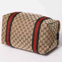 画像をギャラリービューアに読み込む, 極美品 GUCCI グッチ GGキャンバスシェリーラインボストンバッグ トートバッグ 235135 497717 レザー ブラウン 中古 4a002060