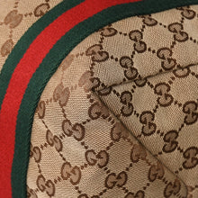 画像をギャラリービューアに読み込む, 極美品 GUCCI グッチ GGキャンバスシェリーラインボストンバッグ トートバッグ 235135 497717 レザー ブラウン 中古 4a002060