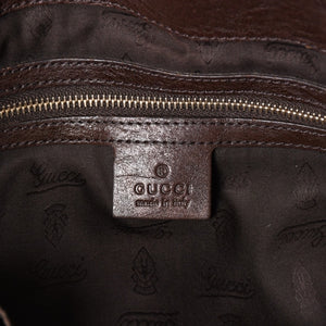 極美品 GUCCI グッチ ベージュ ブラウン ゴールド金具 GGキャンバス レザー 247237 トートバッグ ショルダーバッグ 中古 4a002069