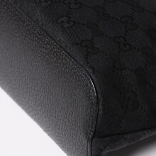 画像をギャラリービューアに読み込む, 極美品 GUCCI グッチ ワンショルダーバッグ GGキャンバス 115002 ブラック シルバー金具 中古 4a002020