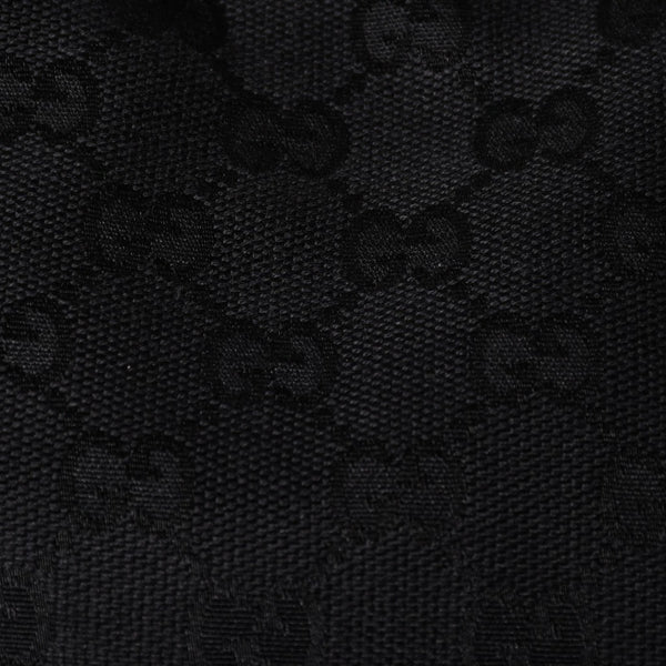 極美品 GUCCI グッチ ワンショルダーバッグ GGキャンバス 115002 ブラック シルバー金具 中古 4a002020