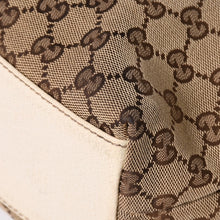 画像をギャラリービューアに読み込む, 極美品 GUCCI グッチ GGキャンバス トートバッグ ショルダーバッグ バケツ型 レザー アイボリー ベージュ 153361 中古 4a002913