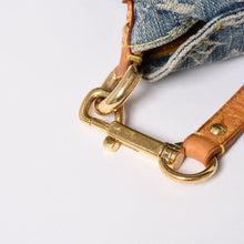 Load image into Gallery viewer, LOUIS VUITTON ルイヴィトン ミニプリーティ ワンショルダーバッグ M95050 モノグラム デニム インディゴブルー 美品 中古 4a001996