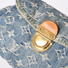Load image into Gallery viewer, LOUIS VUITTON ルイヴィトン ミニプリーティ ワンショルダーバッグ M95050 モノグラム デニム インディゴブルー 美品 中古 4a001996