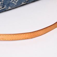 画像をギャラリービューアに読み込む, 極美品 LOUIS VUITTON ルイヴィトン ミニプリーティ ワンショルダーバッグ M95050 モノグラム デニム インディゴブルー 中古 4a002022