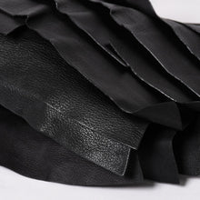 画像をギャラリービューアに読み込む, 極美品 YVES SAINT LAURENT イヴサンローラン サントロペ ワンショルダーバッグ ブラック フリル レザー ロゴ 肩掛け 132244 ゴールド金具 中古 4a002027