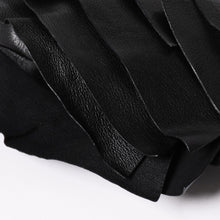 画像をギャラリービューアに読み込む, 極美品 YVES SAINT LAURENT イヴサンローラン サントロペ ワンショルダーバッグ ブラック フリル レザー ロゴ 肩掛け 132244 ゴールド金具 中古 4a002027