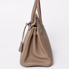 Load image into Gallery viewer, 極美品 HERMES エルメス バーキン25 トゴ ハンドバッグ □L刻印 エトゥープ シルバー金具 中古 4a001978