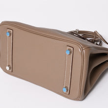 Load image into Gallery viewer, 極美品 HERMES エルメス バーキン25 トゴ ハンドバッグ □L刻印 エトゥープ シルバー金具 中古 4a001978
