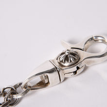 Load image into Gallery viewer, 極美品 CHROME HEARTS クロムハーツ DICE DBL KEY CHAIN ダブルダイス キーチェーン 重量約82.9g 2013/.925刻印 シルバー925 中古 4a002525