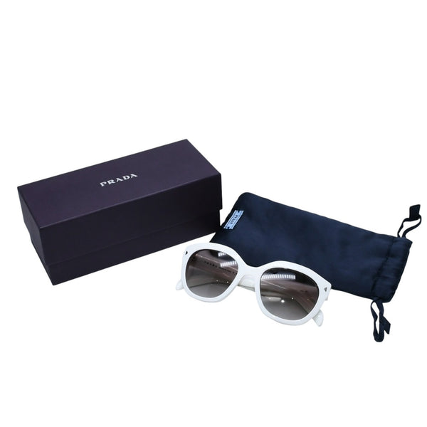 Excellent condition PRADA sunglasses SPR 16V 53◻20 White, White Frame, White, Used, 4a002339