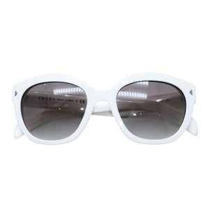Excellent condition PRADA sunglasses SPR 16V 53◻20 White, White Frame, White, Used, 4a002339