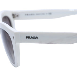 Excellent condition PRADA sunglasses SPR 16V 53◻20 White, White Frame, White, Used, 4a002339