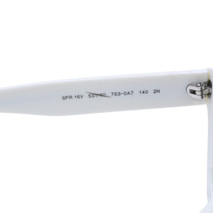 Excellent condition PRADA sunglasses SPR 16V 53◻20 White, White Frame, White, Used, 4a002339