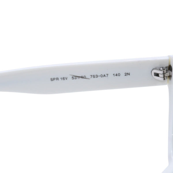 Excellent condition PRADA sunglasses SPR 16V 53◻20 White, White Frame, White, Used, 4a002339