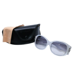 Bvlgari Sunglasses Crystal 8017-B 63◻17 Eyewear, Gray, Excellent Condition, Used, 4a002322