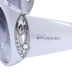 Bvlgari Sunglasses Crystal 8017-B 63◻17 Eyewear, Gray, Excellent Condition, Used, 4a002322