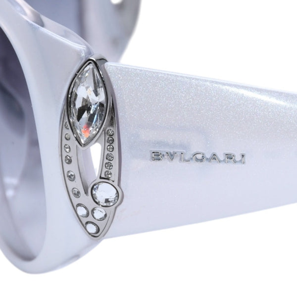 Bvlgari Sunglasses Crystal 8017-B 63◻17 Eyewear, Gray, Excellent Condition, Used, 4a002322
