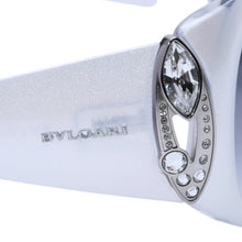画像をギャラリービューアに読み込む, Bvlgari ブルガリ Sunglasses サングラス クリスタル 8017-B 63◻︎17 アイウェア グレー 美品 中古 4a002322