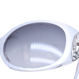 Bvlgari Sunglasses Crystal 8017-B 63◻17 Eyewear, Gray, Excellent Condition, Used, 4a002322
