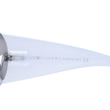 画像をギャラリービューアに読み込む, Bvlgari ブルガリ Sunglasses サングラス クリスタル 8017-B 63◻︎17 アイウェア グレー 美品 中古 4a002322
