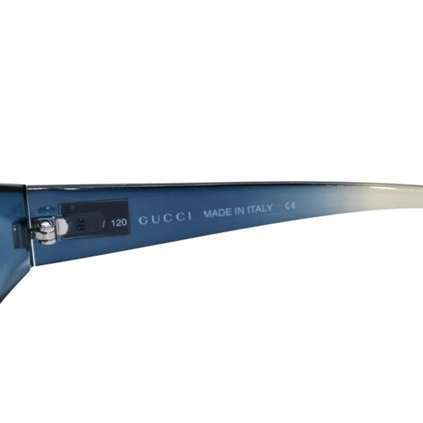 極美品 GUCCI グッチ Sunglasses 眼鏡 メガネ GG2454/S 54◻︎17 ブルー ターコイズブルー 中古 4a002341