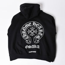 画像をギャラリービューアに読み込む, 新品未使用 CHROME HEARTS クロムハーツ ジップアップフーディー パーカー サイズL ホースシュー ダガージップ 大阪限定 新型 中古 4a002434