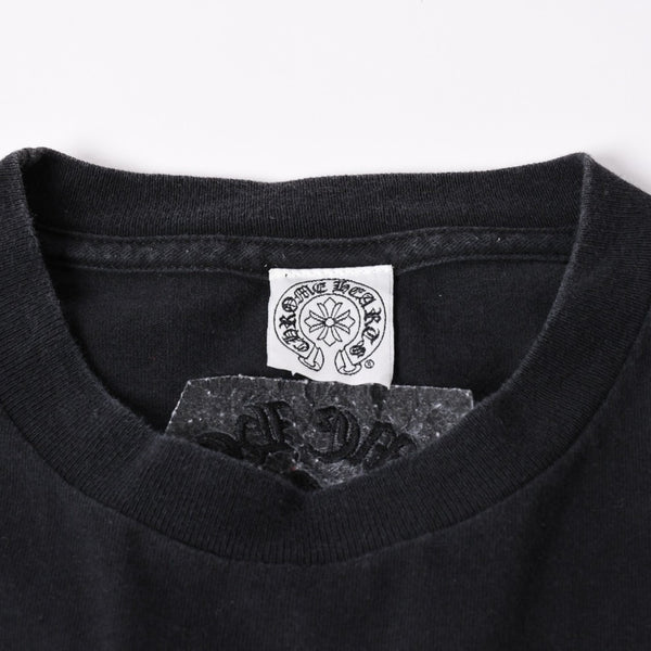 CHROME HEARTS Short Sleeve T-shirt Size S CH Cross Dagger Black Embroidery Tokyo Limited Model Good Condition Used 4a001532