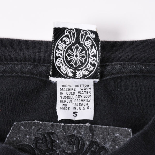 CHROME HEARTS Short Sleeve T-shirt Size S CH Cross Dagger Black Embroidery Tokyo Limited Model Good Condition Used 4a001532