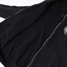 画像をギャラリービューアに読み込む, CHROME HEARTS クロムハーツ ジップアップフーディー パーカー ホースシュー ダガージップ ブラック 大阪限定 新型 美品 中古 4a002433