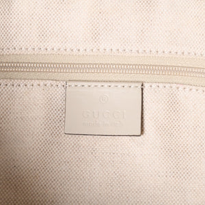 GUCCI グッチ スーキー ハンドバッグ ショルダーバッグ 2way 247902 GGキャンバス レザー ベージュ ゴールド金具 美品 中古 4a002053