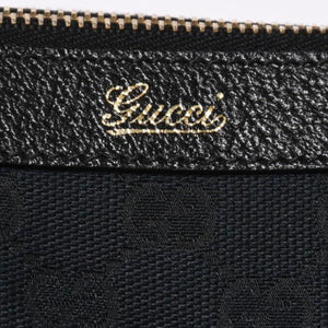 Very good condition GUCCI Abbey Line GG canvas tote bag black handbag D ring leather 141470 213317 gold hardware used 4a002066