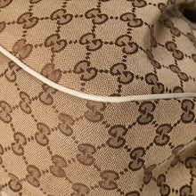 画像をギャラリービューアに読み込む, 極美品 GUCCI グッチ GGキャンバス スーキー ショルダーバッグ 296834 ブラウン ゴールド金具 中古 4a002058