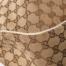 画像をギャラリービューアに読み込む, 極美品 GUCCI グッチ GGキャンバス スーキー ショルダーバッグ 296834 ブラウン ゴールド金具 中古 4a002058