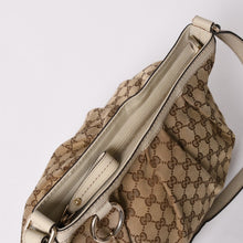 画像をギャラリービューアに読み込む, 極美品 GUCCI グッチ GGキャンバス スーキー ショルダーバッグ 296834 ブラウン ゴールド金具 中古 4a002058