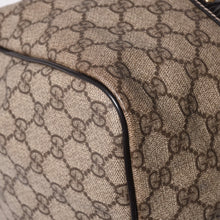 画像をギャラリービューアに読み込む, GUCCI グッチ トートバッグ 193603 ハート柄 GGキャンバス レザー ゴールド金具 ブラウン 美品 中古 4a002051
