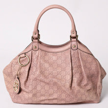 画像をギャラリービューアに読み込む, GUCCI グッチ スーキー Tote Bag トートバッグ ハンドバッグ グッチシマ 211944 Pink ピンク ゴールド金具 美品 中古 4a002049