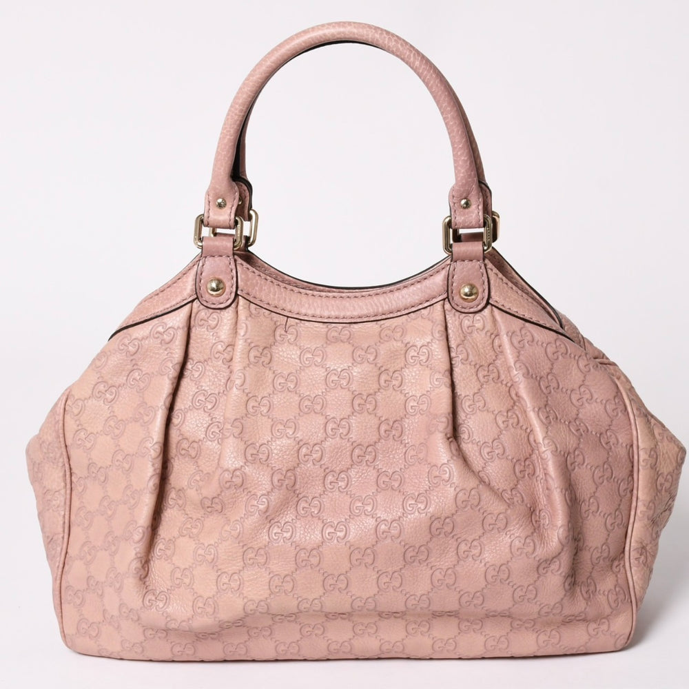 GUCCI グッチ スーキー Tote Bag トートバッグ ハンドバッグ グッチシマ 211944 Pink ピンク ゴールド金具 美品 中古 4a002049