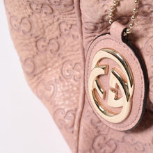 画像をギャラリービューアに読み込む, GUCCI グッチ スーキー Tote Bag トートバッグ ハンドバッグ グッチシマ 211944 Pink ピンク ゴールド金具 美品 中古 4a002049