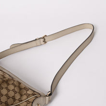 画像をギャラリービューアに読み込む, 極美品 GUCCI グッチ GGキャンバス スーキー ショルダーバッグ 296834 ブラウン ゴールド金具 中古 4a002058