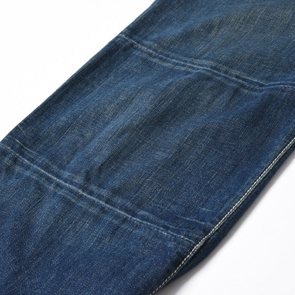 ROBIN'S JEAN ロビンズジーン パッチワークデザインジーンズ D5075 パッチワーク デニムパンツ ディストレッシド加工 インディゴ 38サイズ 良品 中古 4b002062