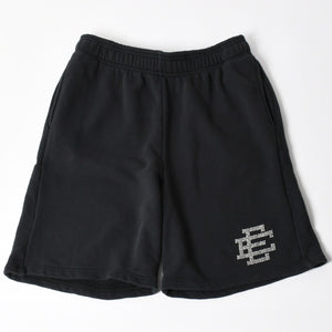 Eric Emanuel エリックエマニュエル ショーツ EE SHORTS スウェットショーツ ラインストーン ブラック 美品 中古 4a003318
